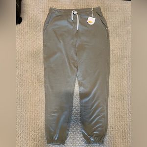 Vuori Laguna Lounge Pant 2.0 - size M, Laurel color (light khaki green)
